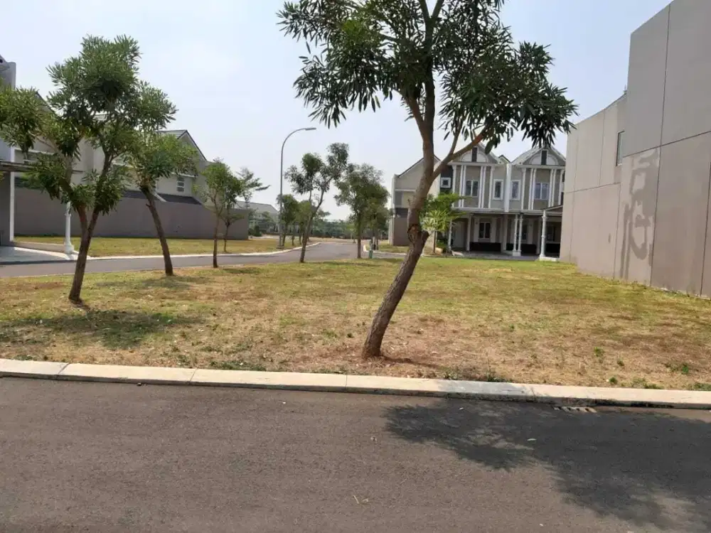 Kavling hoek 134m Cluster Thames JGC Jakarta Garden City Cakung