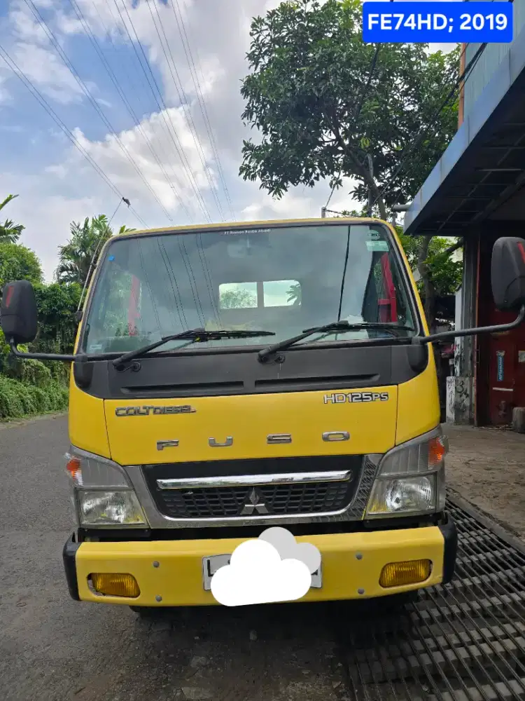 Truk Mitsubishi Canter 6 roda 125PS HD Bak dropside tahun 2019