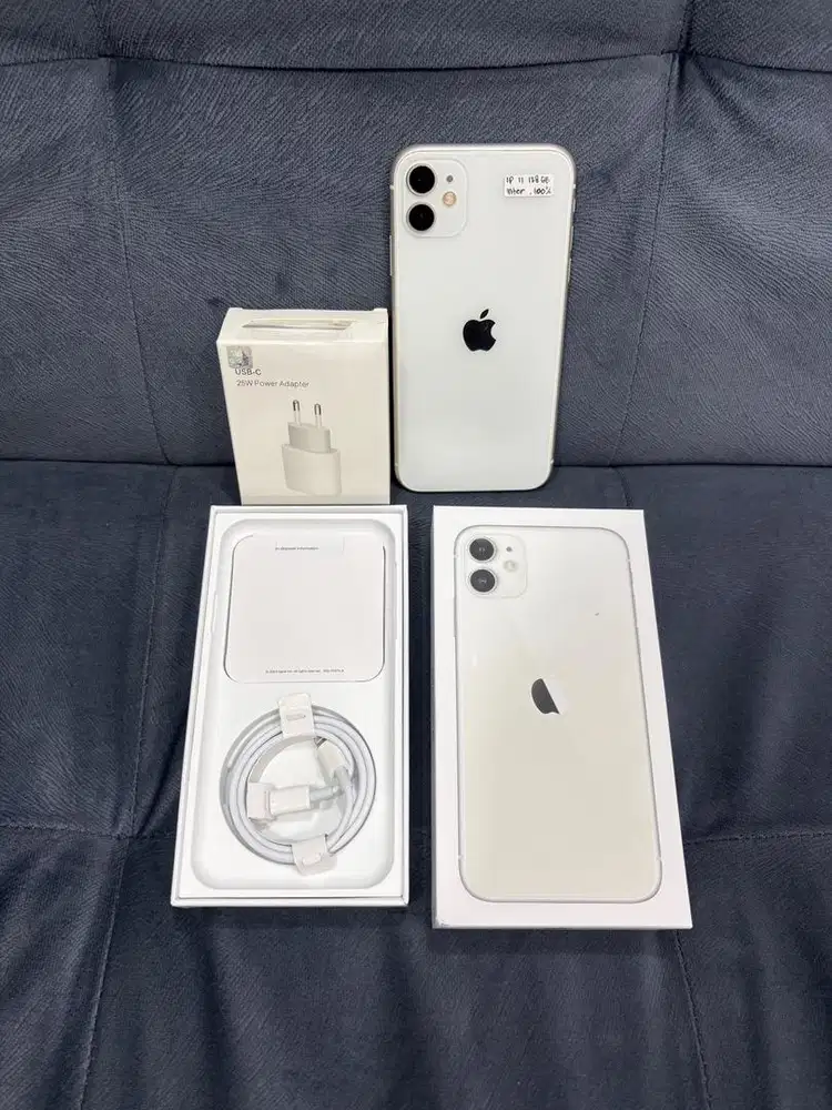 Iphone 11 128gb second ex inter all operator fullset Gratis TG,Case