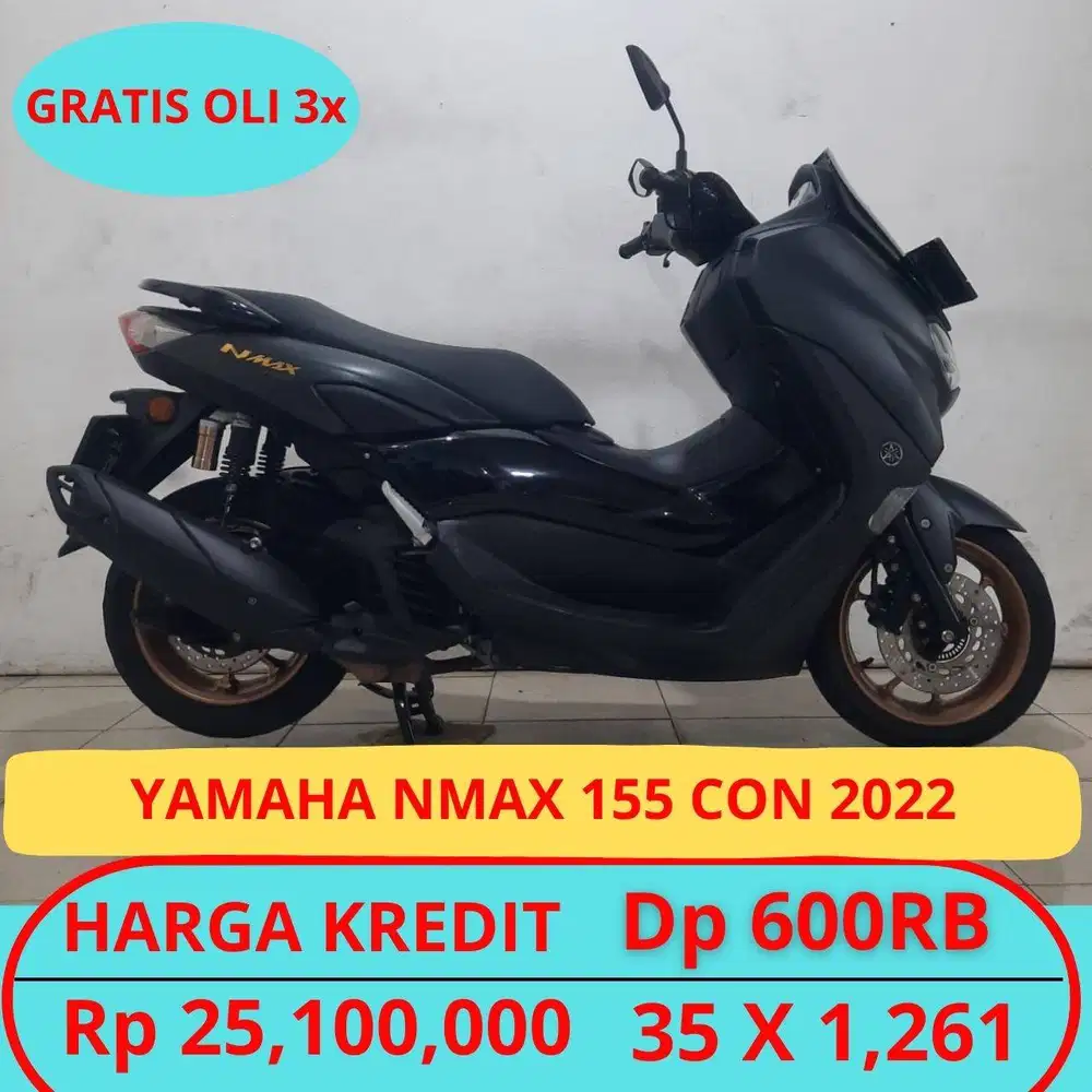 YAMAHA NMAX 155 CON 2022 DP HANYA 600 RB GUYSS PROMO AKHIR TAHUN
