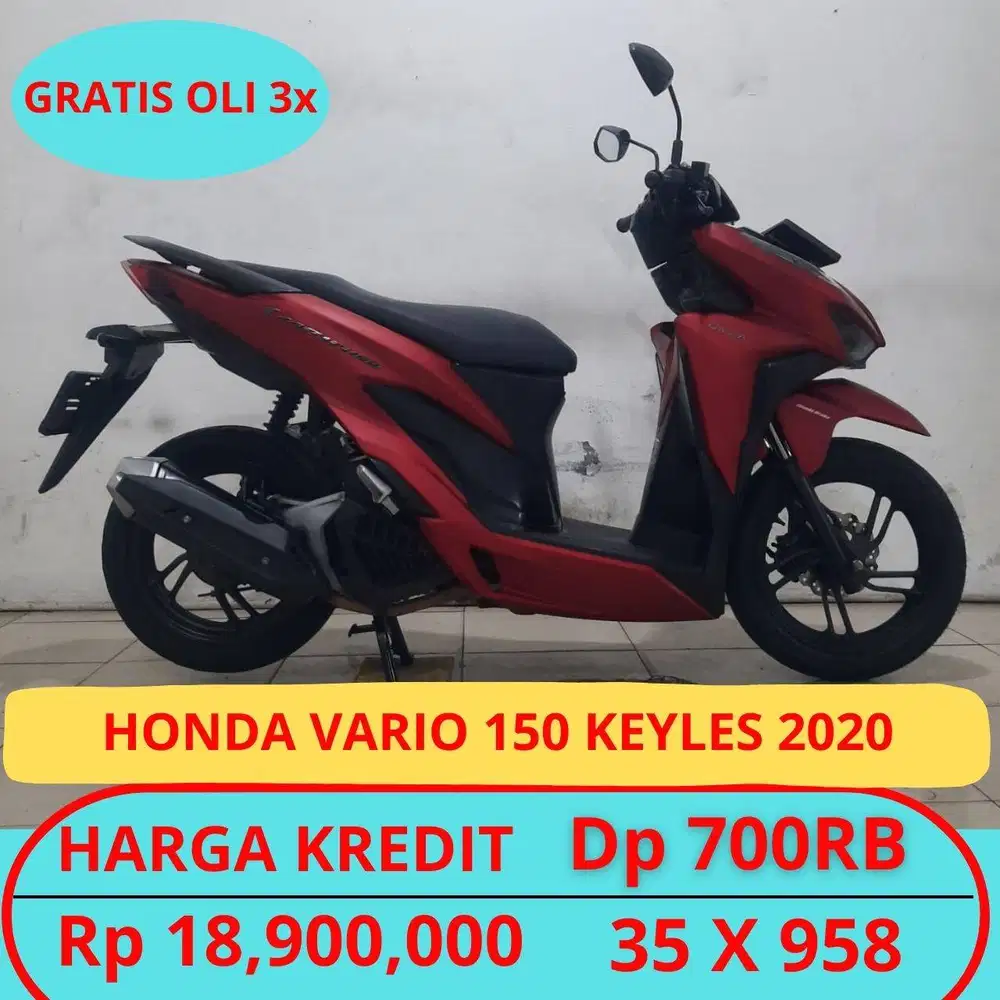 HONDA VARIO 150 KEYLES 2020 DP HANYA 700 RB GUYSS PROMO AKHIR TAHUN