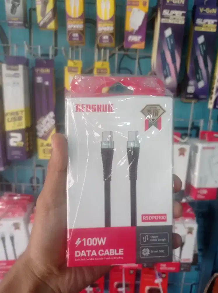 Kabel Data Type-C to Type-C Redskull