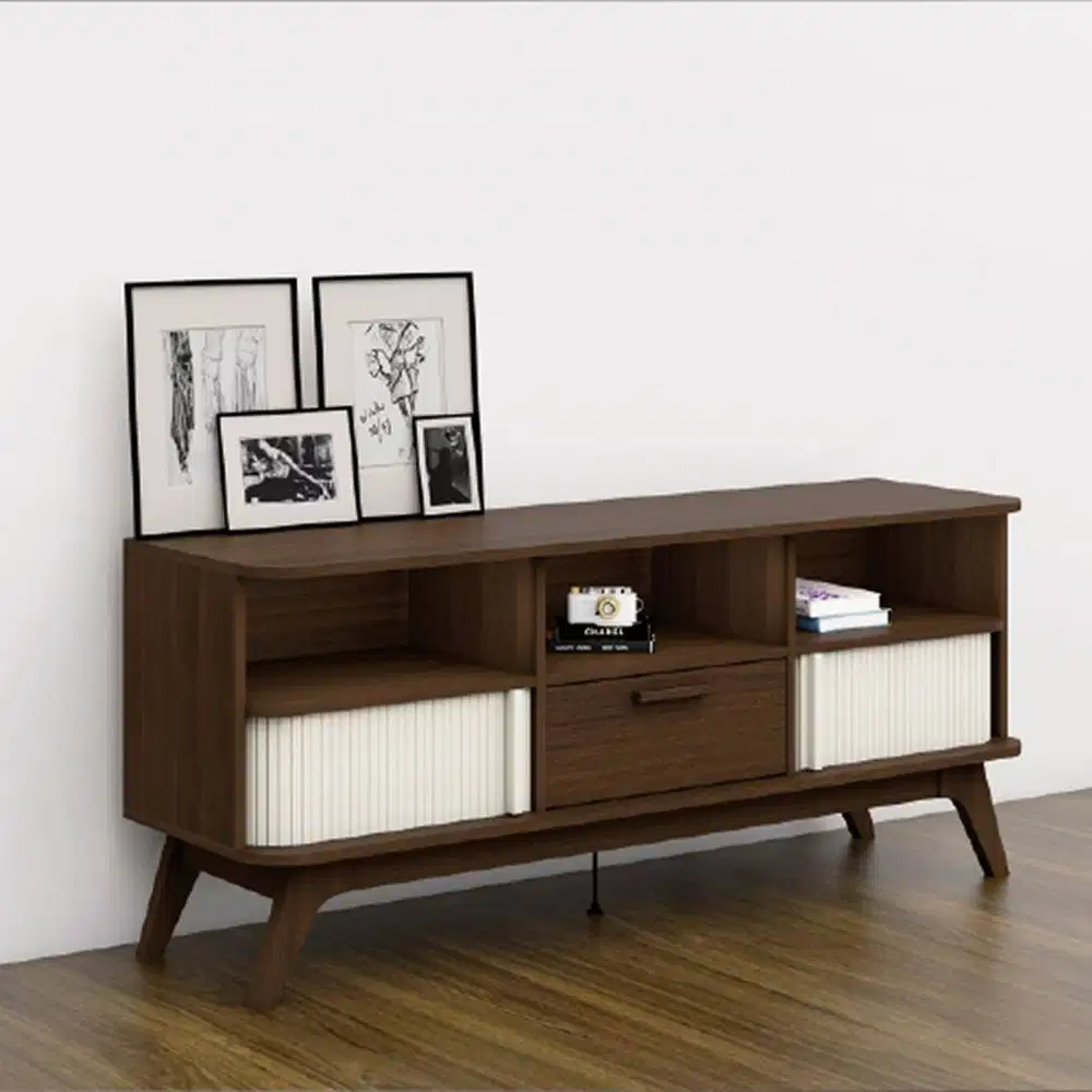 MEJA TV (FREE ONGKIR & PEMASANGAN) TEBEL BAHAN 1,5 CM