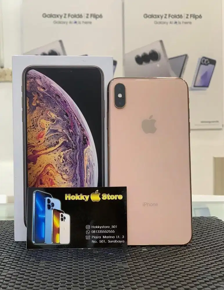 Iphone Xsmax/256gb Gold ex inter dual sim on bh 84%