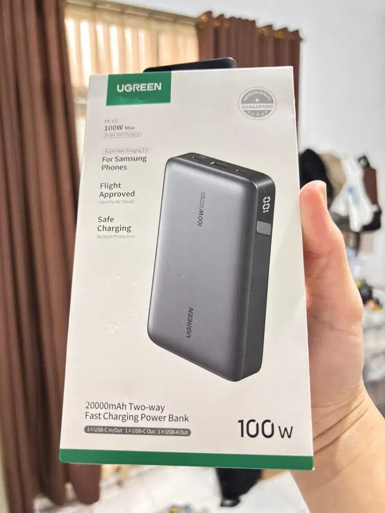 [BNIB] Power Bank Ugreen 100W 2000mAh Garansi 2 Tahun
