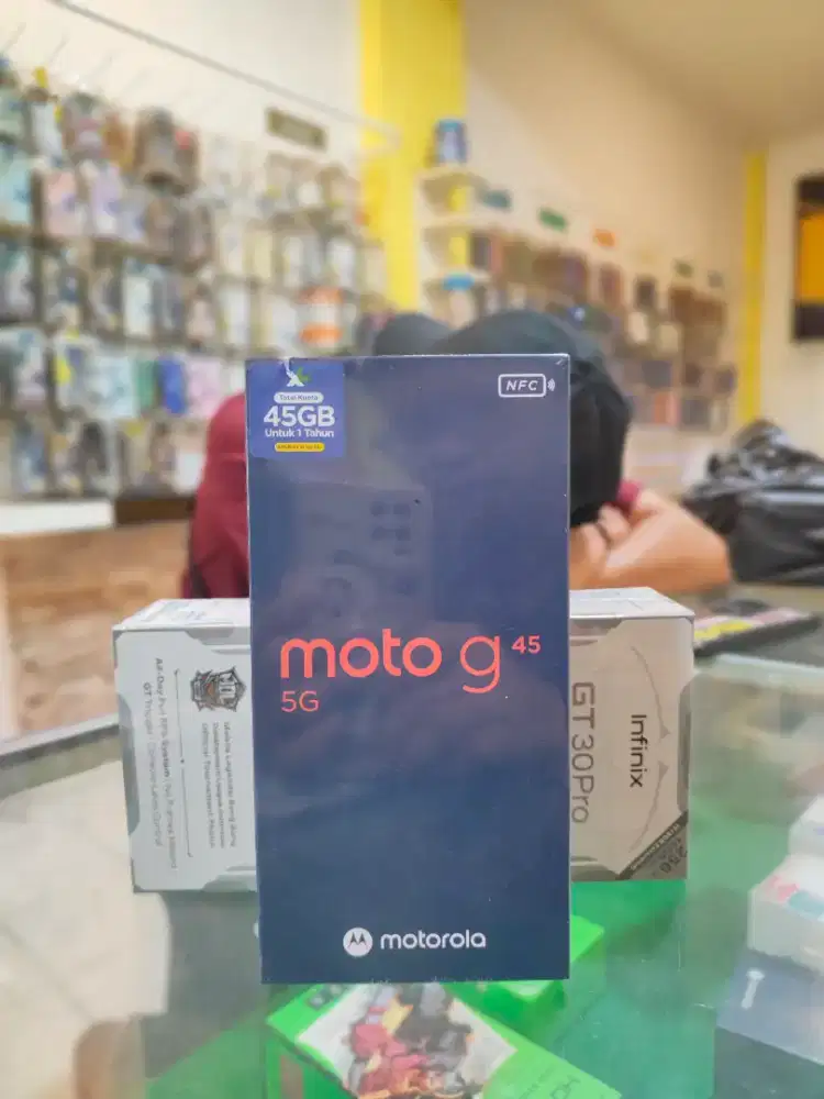 MOTOROLA G45 5g 8/256  promo+bonus cash & credit garansi Reami