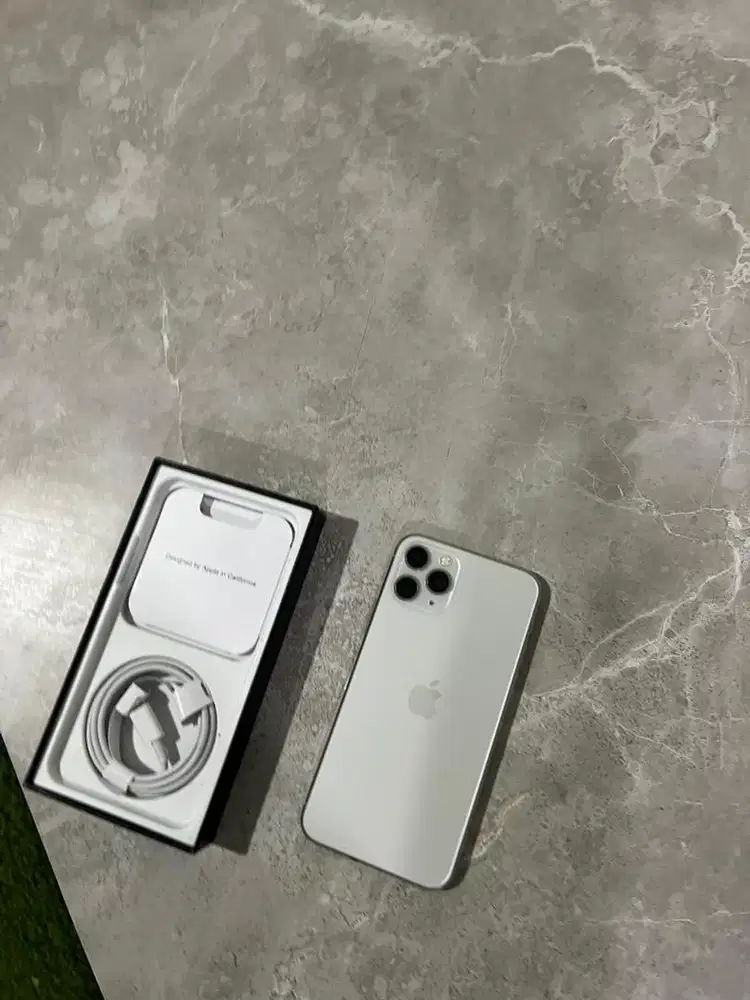 iphone 11 pro 256gb silver murni
