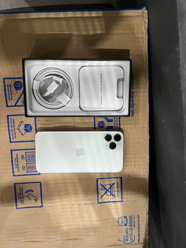 iphone 11 pro 256gb semua karena silver