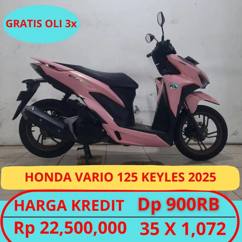 HONDA VARIO 125 KEYLES 2025 DP HANYA 900 RIBU GUYSS