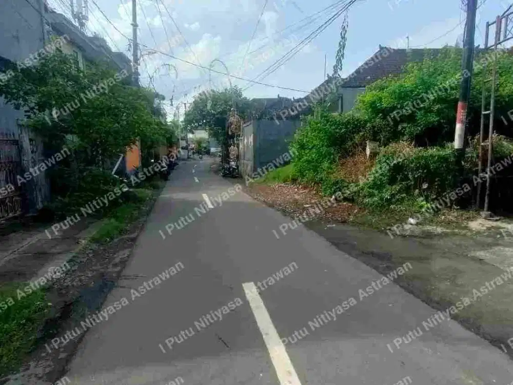 Disewakan Tanah SHM Hadap Timur di Panjer, Denpasar Selatan