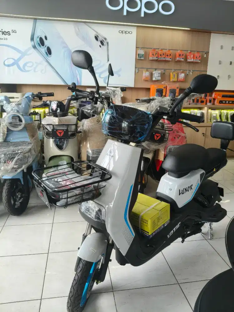 SEPEDA LISTRIK EXOTIC LUXOR KREDIT SYARAT KTP SAJA