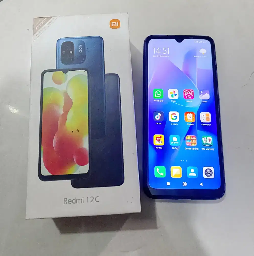 XIAOMI REDMI 12 C 4/64GB BAGUS DAN NORMAL # WISMA ASRI BEKASI UTARA#