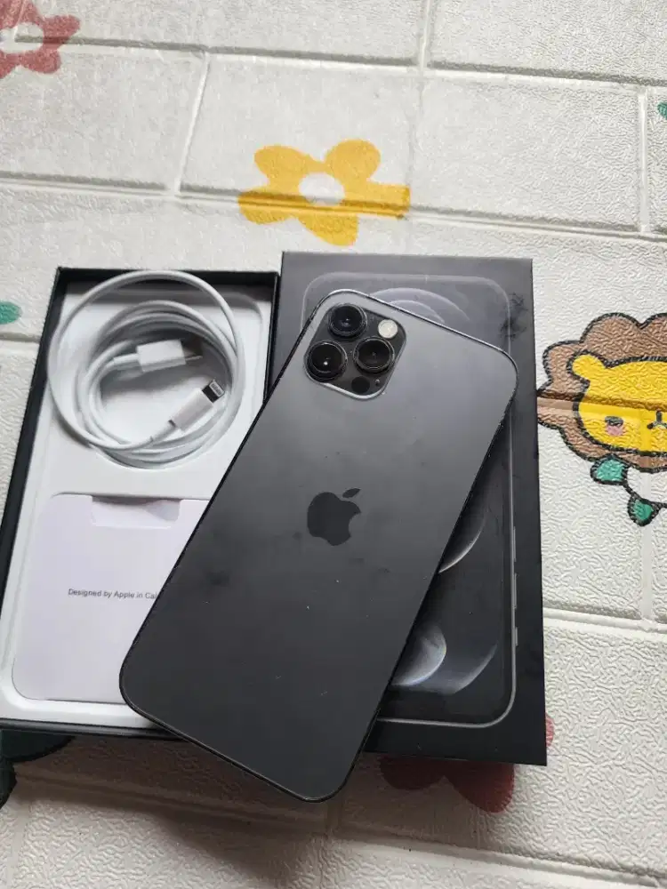 Iphone 12pro 128gb ex inter warna space grey