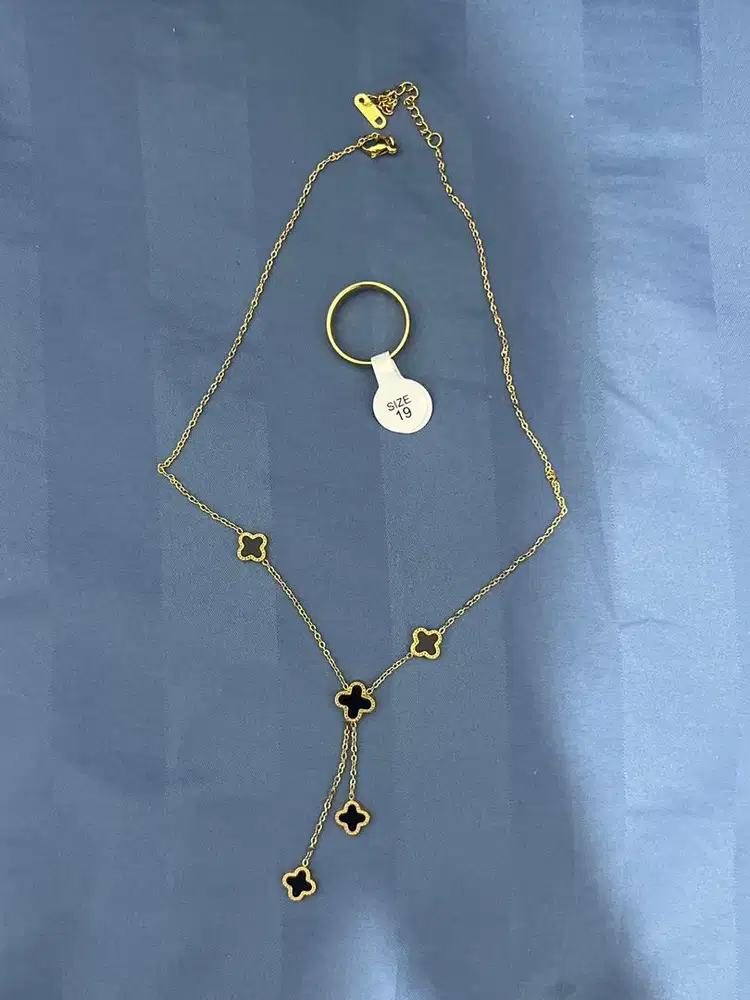 preloved kalung dan cincin anti karat