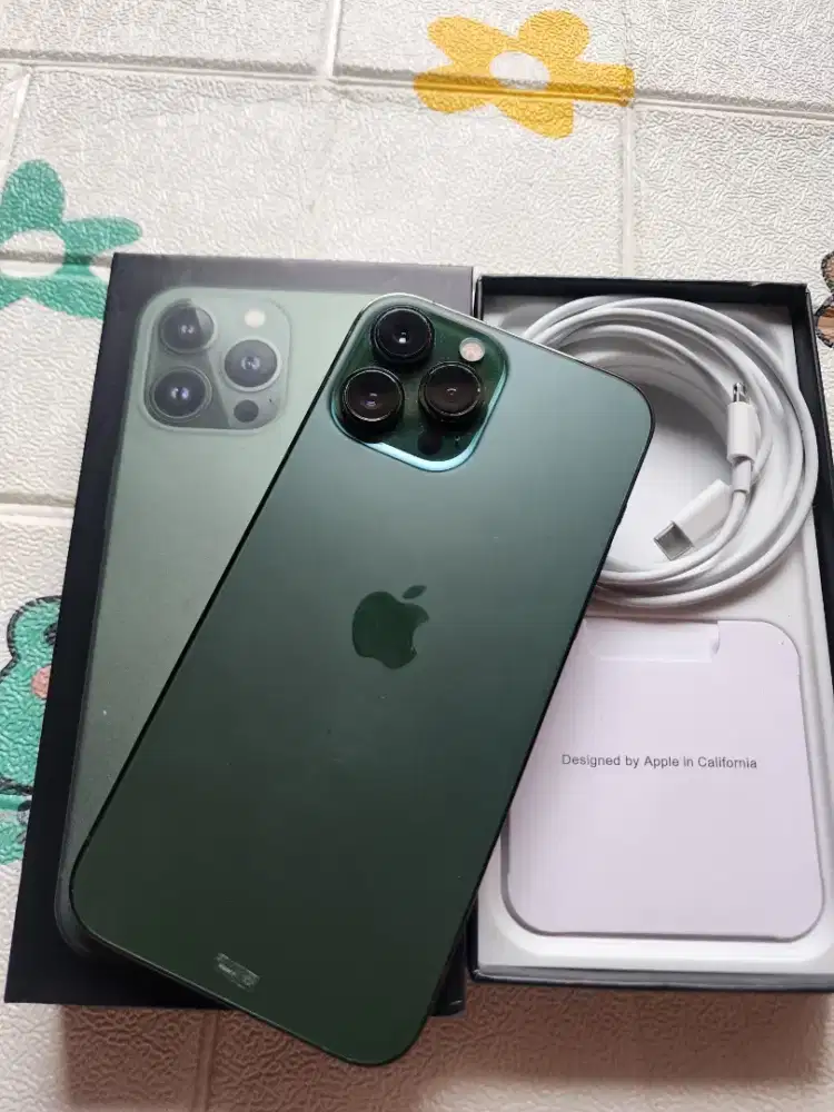 Iphone 13promax 128gb ex ibox warna green