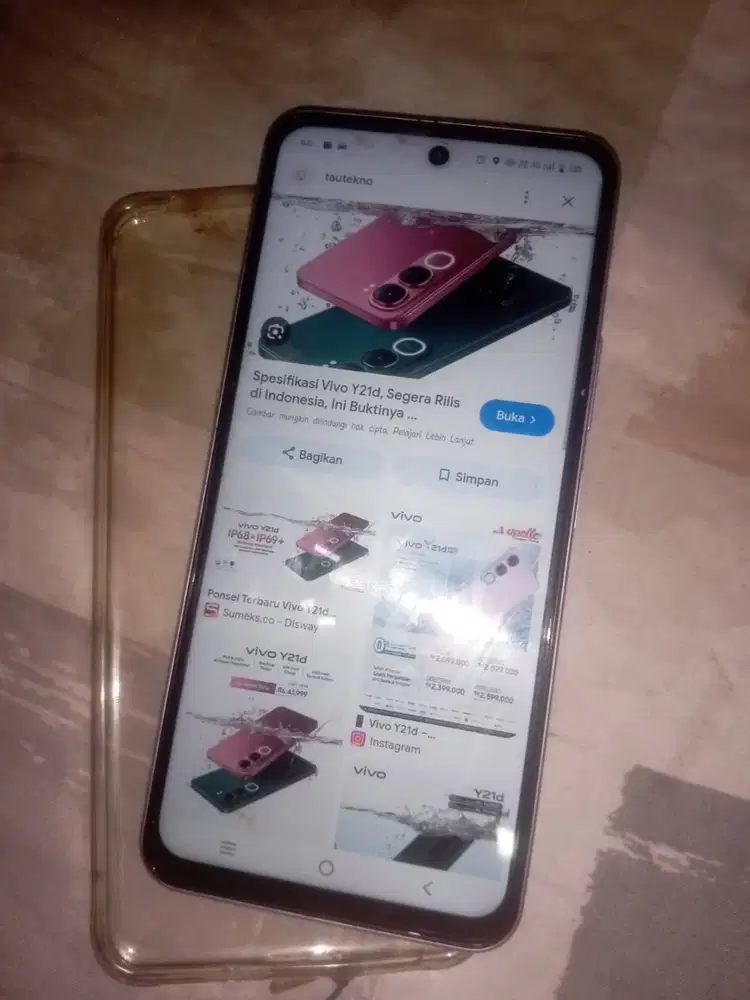 Vivo y21d ram 4+4/128