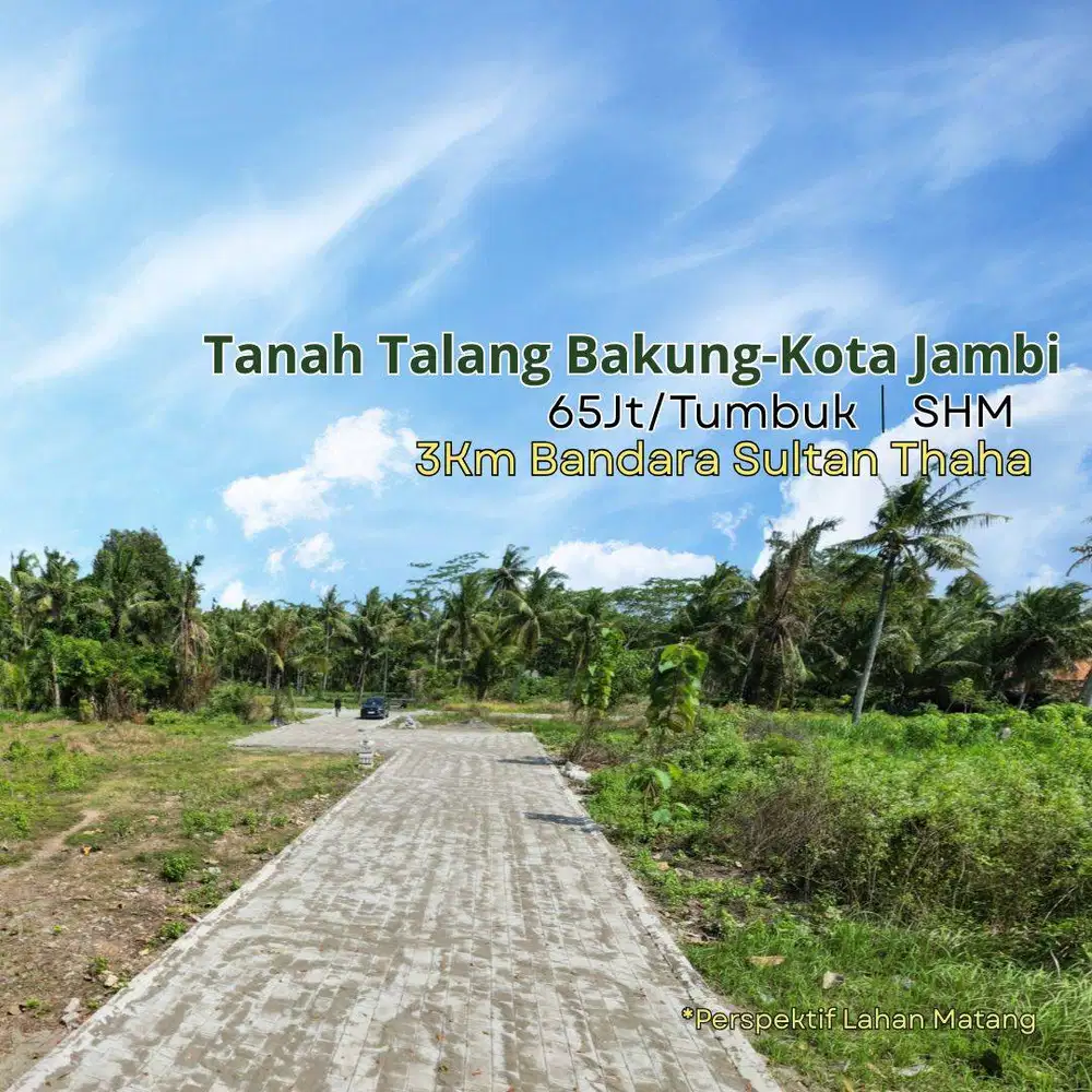 Jual Tanah Paal Merah, 2 Menit STIKES Bunda, SHM