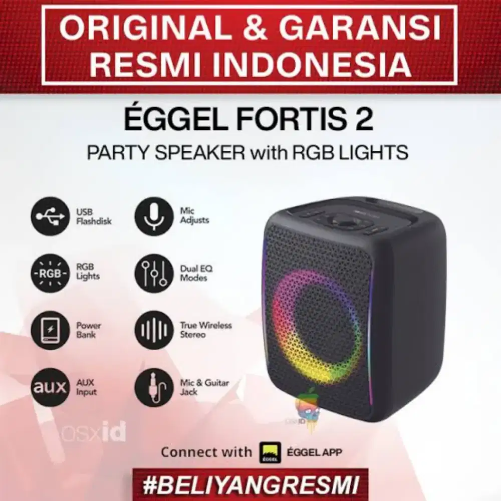 Speaker Bluetooth Eggel Fortis 2  Mantap