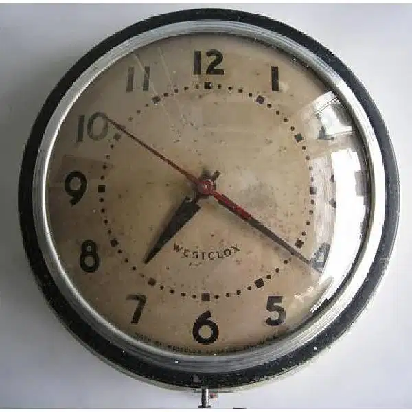Jam kapal electric antik art deco WESTCLOX clock made ini USA 1900