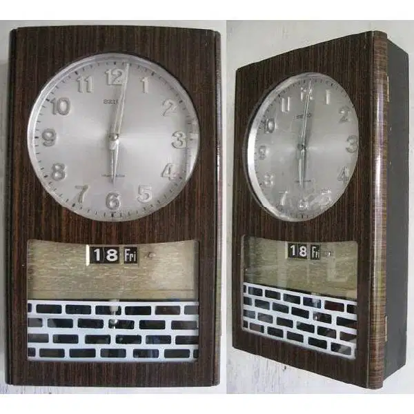 Jam dinding transistor antik Seiko Japan era 50 - 60'an