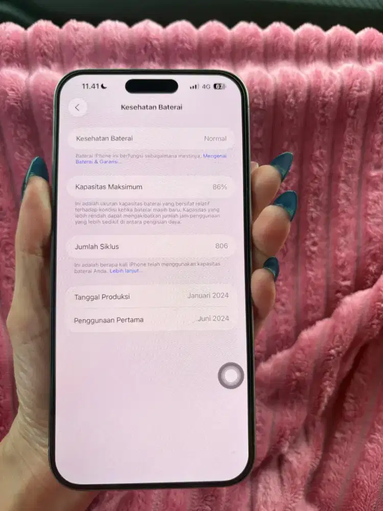 Iphone 15 promax ram 8 256 fulset