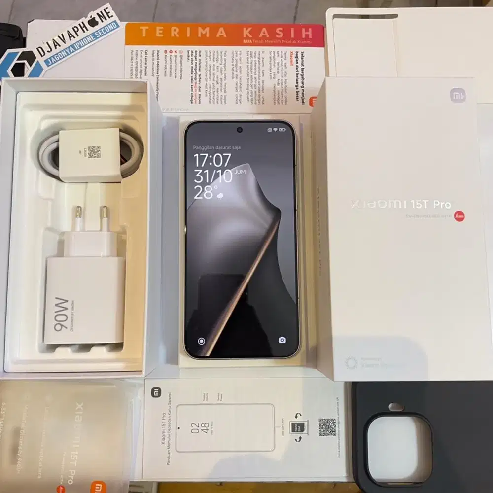 Xiaomi 15T Pro 5G 12GB/1024GB Garansi Resmi Indonesia 24 Oktober 2027