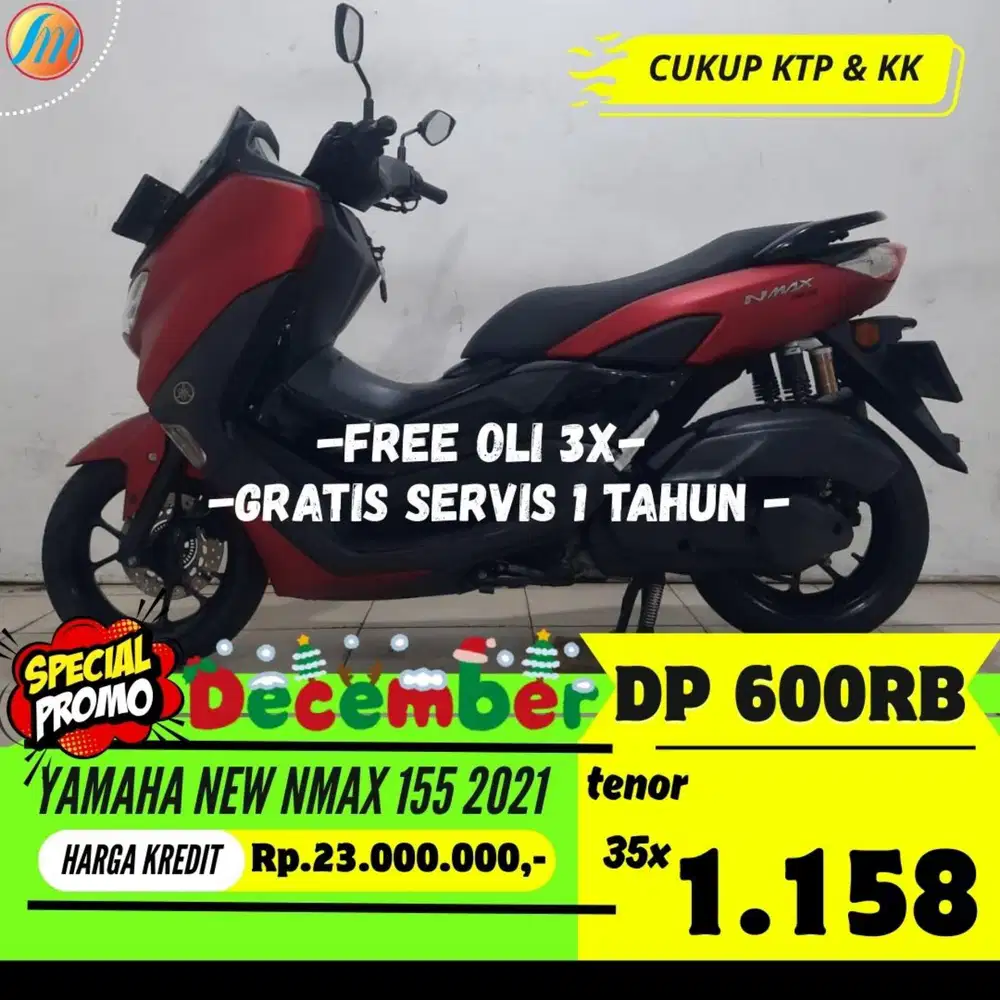 YAMAHA NEW NMAX 155 2021 KREDIT DP 600RIBU ANGSURAN SANGAT RINGAN