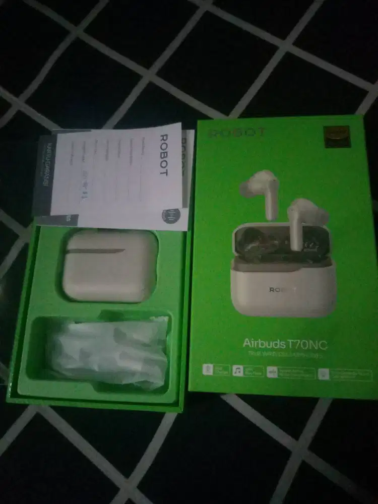 TWS ROBOT T70NC CREAM NEW BUKA SEGEL