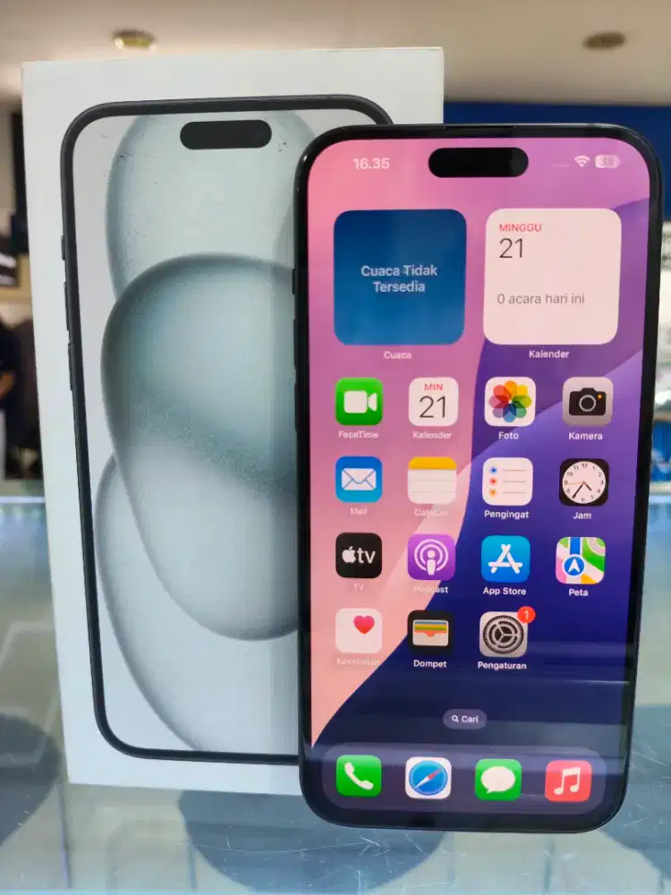 Iphone 15 Plus 128GB Bekas Garansi iBox sampai Januari 2026