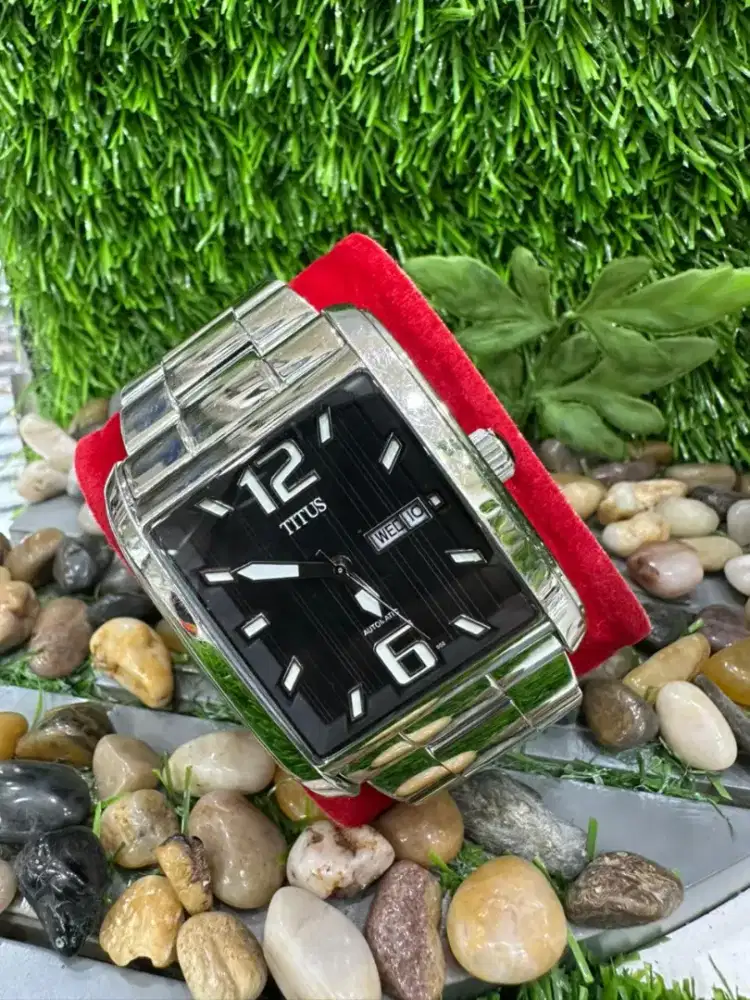 Titus Automatic Day Kanji Black Dial Original