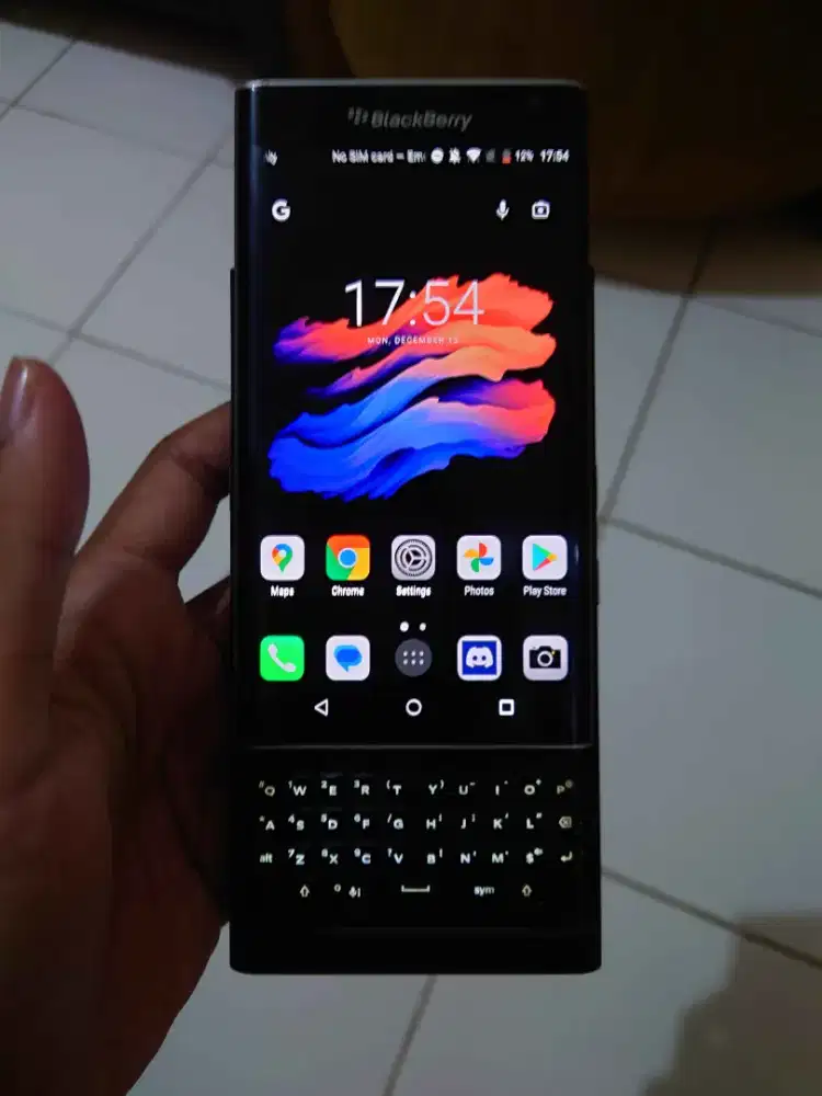Dijual BlackBerry Priv - Hitam Mulus (Bekas)