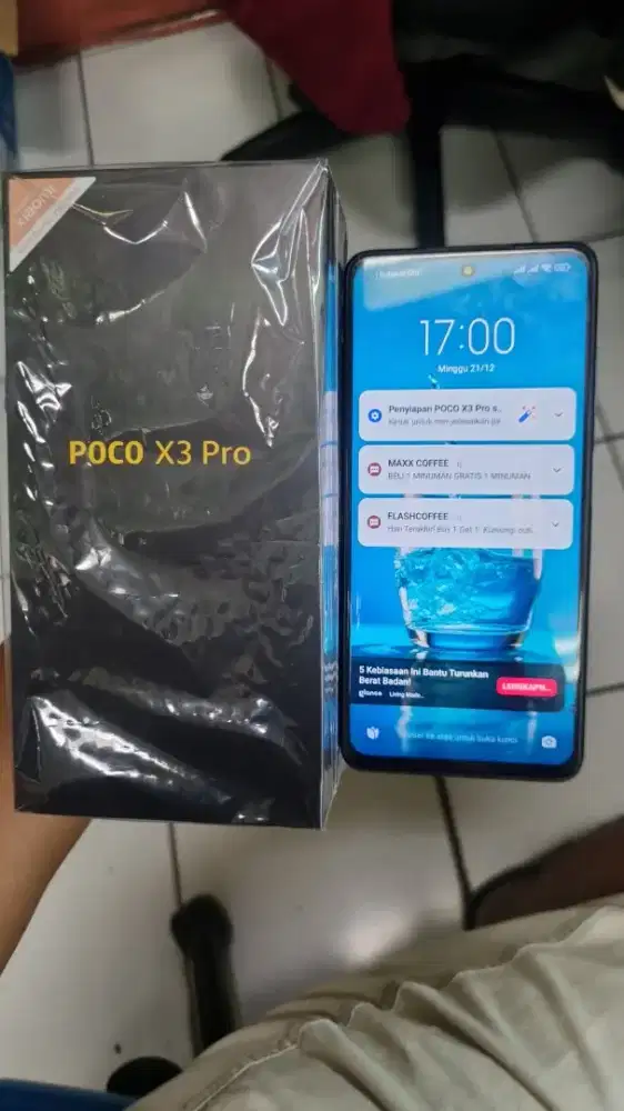 Xiaomi poco x3 pro 6/128 lengkap