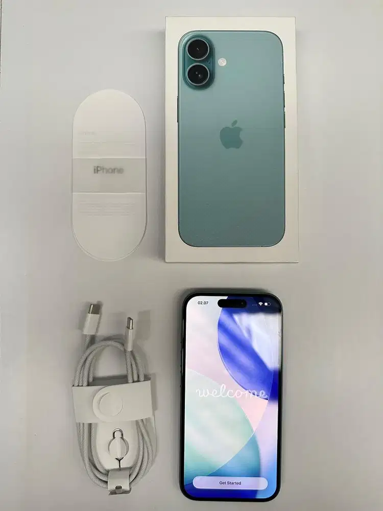 Dijual iPhone 16 iBox warna Teal