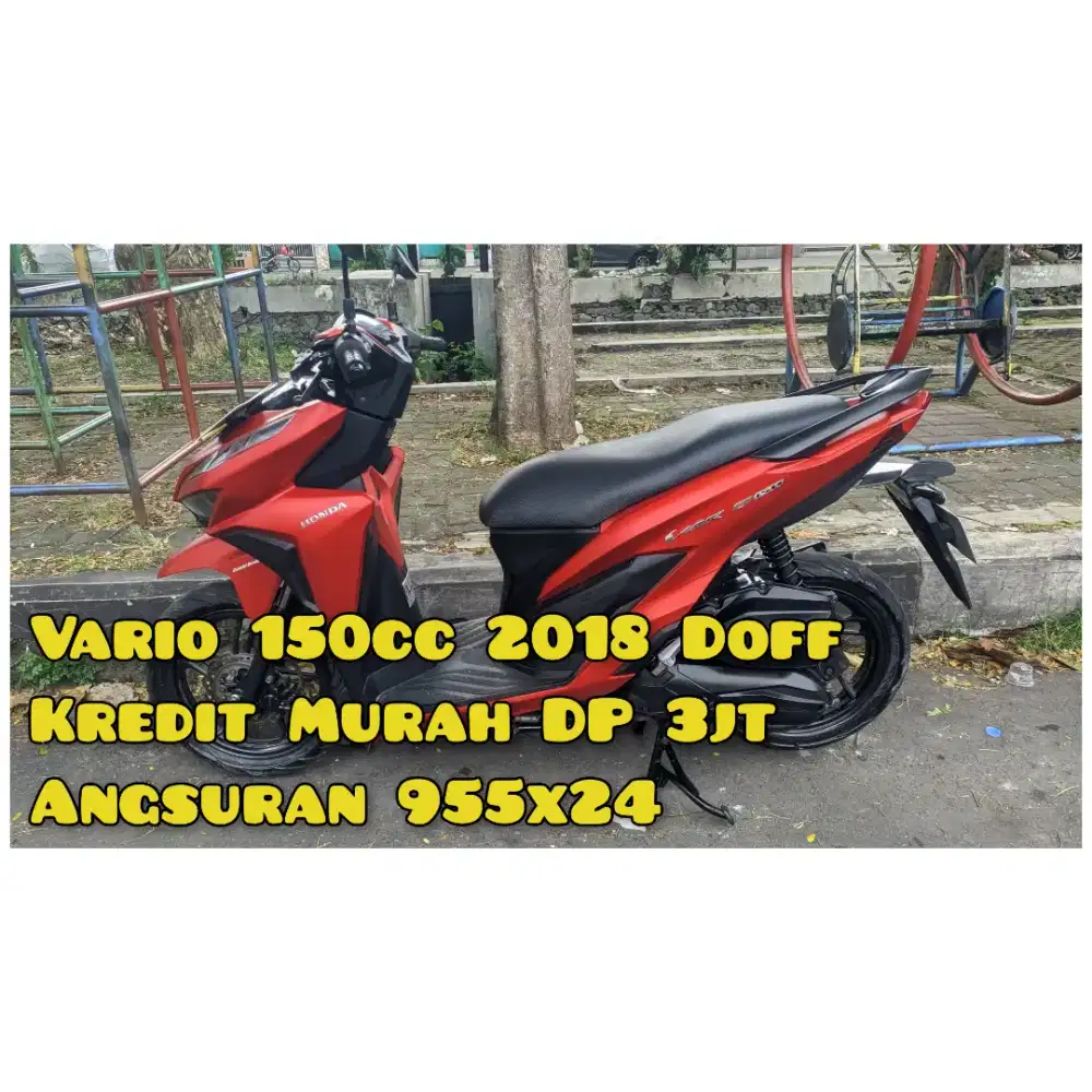 Vario 150cc 2018 Merah Doff Mesin Josh