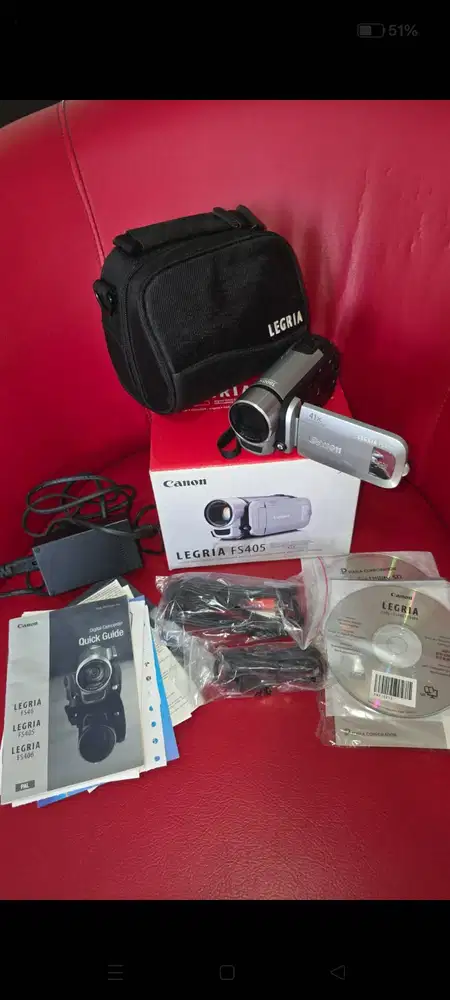 Canon Legria FS405 Handycam Camcorder Kamera bekas berkualitas