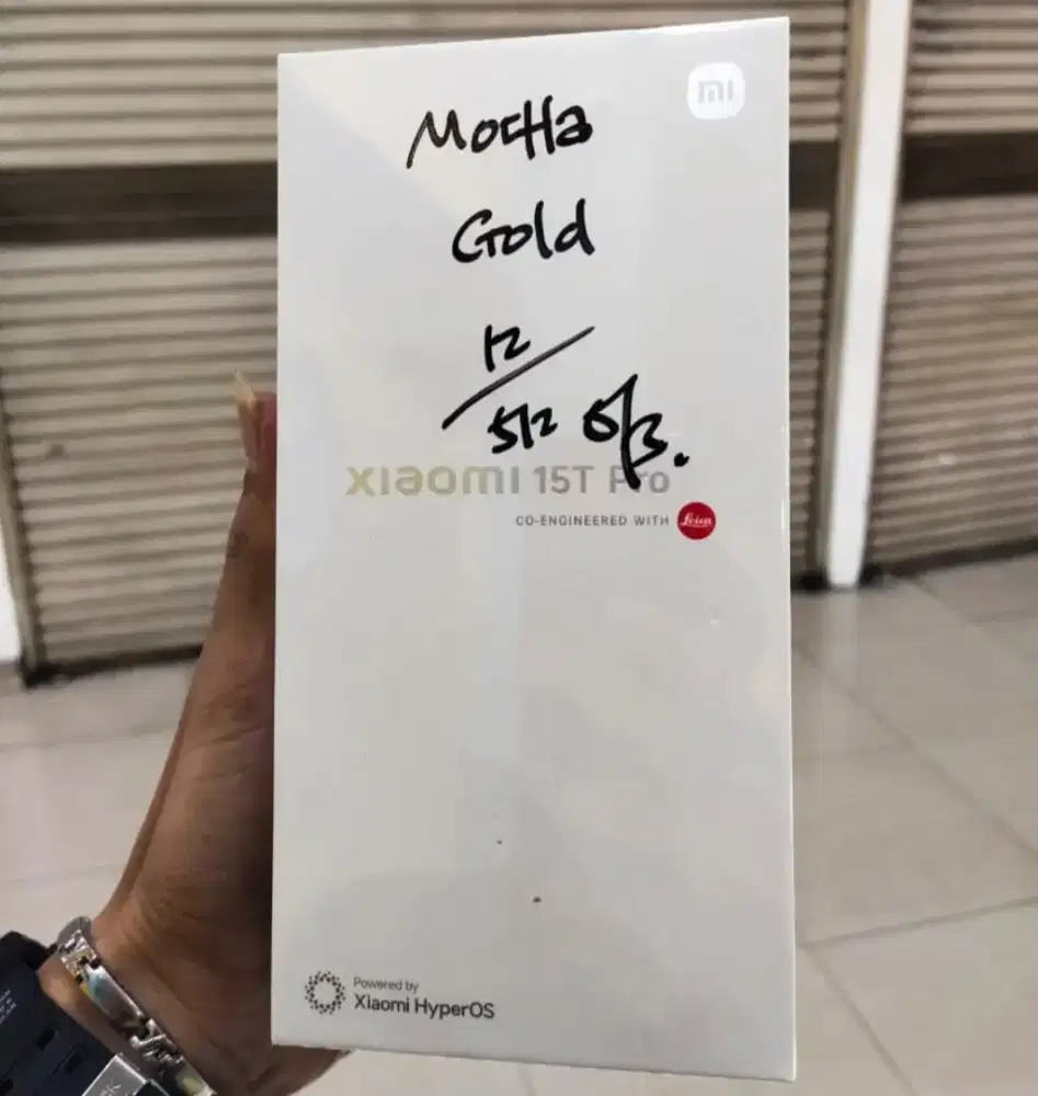 Xiaomi 15T Pro 12/512 Mocha Gold BNIB Garansi Resmi Indonesia