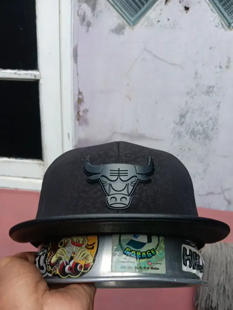 Topi Basket Caps Cap Snapback Hat Hats NBA Chicago Bulls