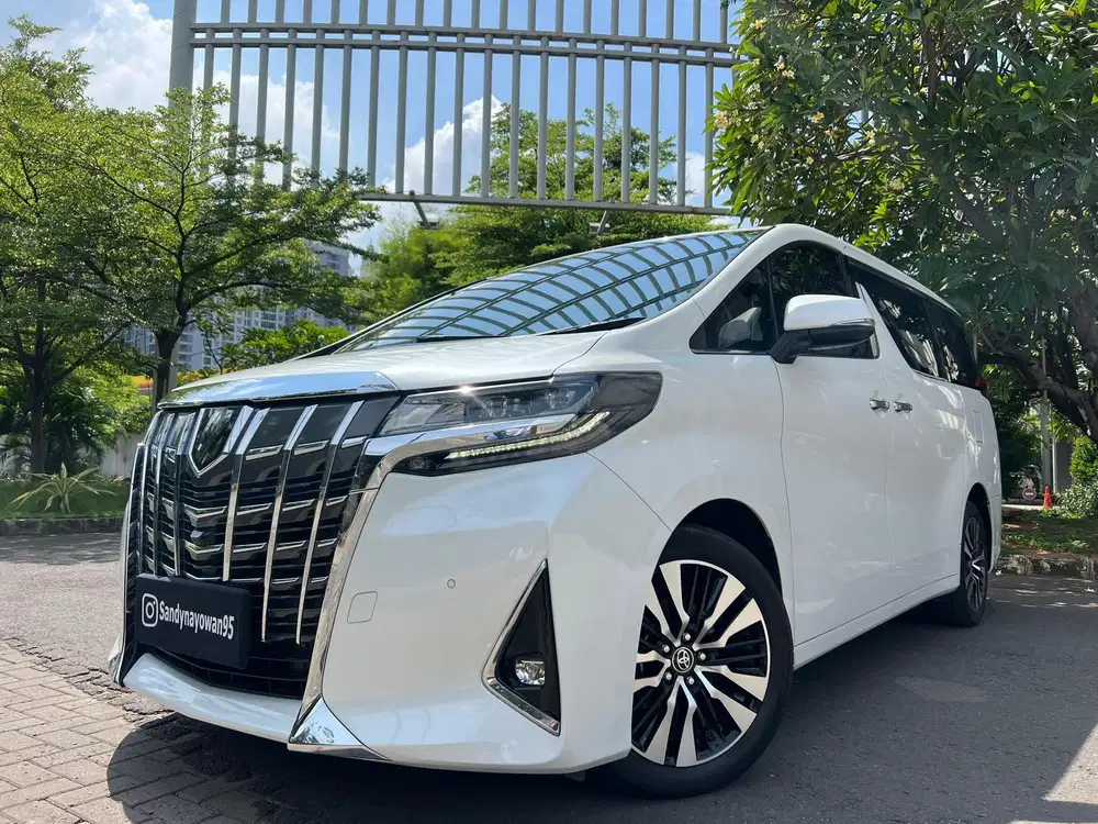 TDP75JT KM.23RB PAJAK 1 TAHUN ALPHARD 2.5 G ATPM 2024/2023 WHITE MEWAH