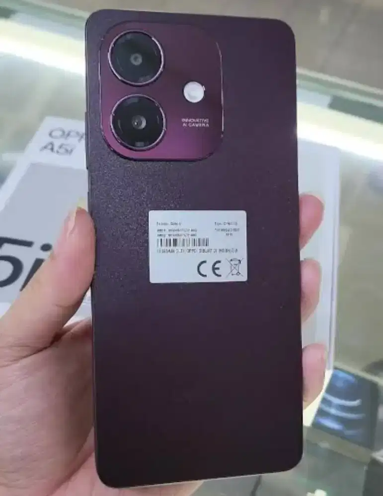 Oppo A5i 4+4 (8Gb) / 128 Fullset Mulus Siap Pakai