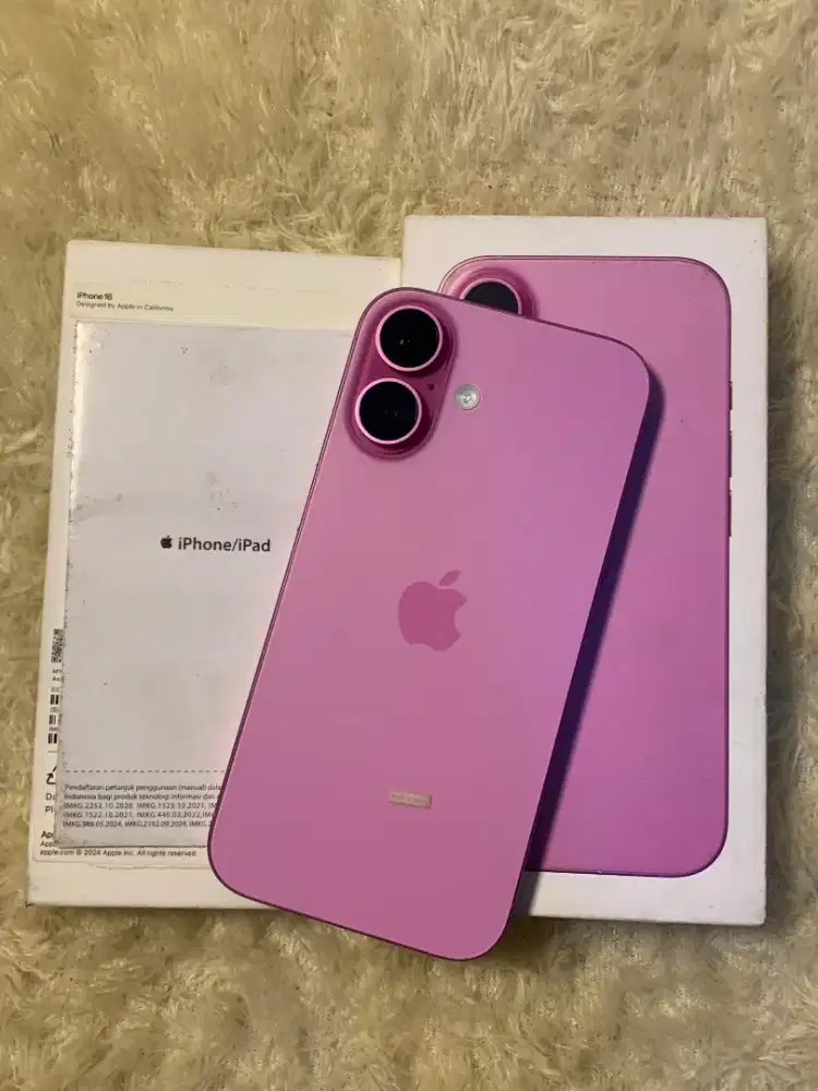 IPHONE 16 PINK 256GB IBOX