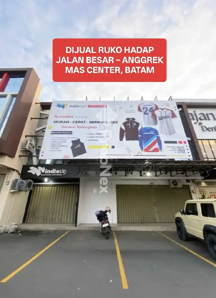 DIJUAL RUKO HADAP JALAN BESAR ANGGREK MAS CENTER, BATAM