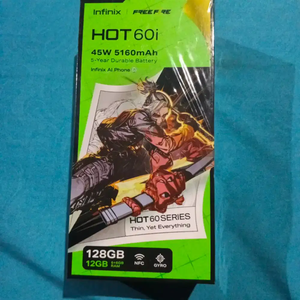 Jual infinix hot 60i 6+6 ram/128