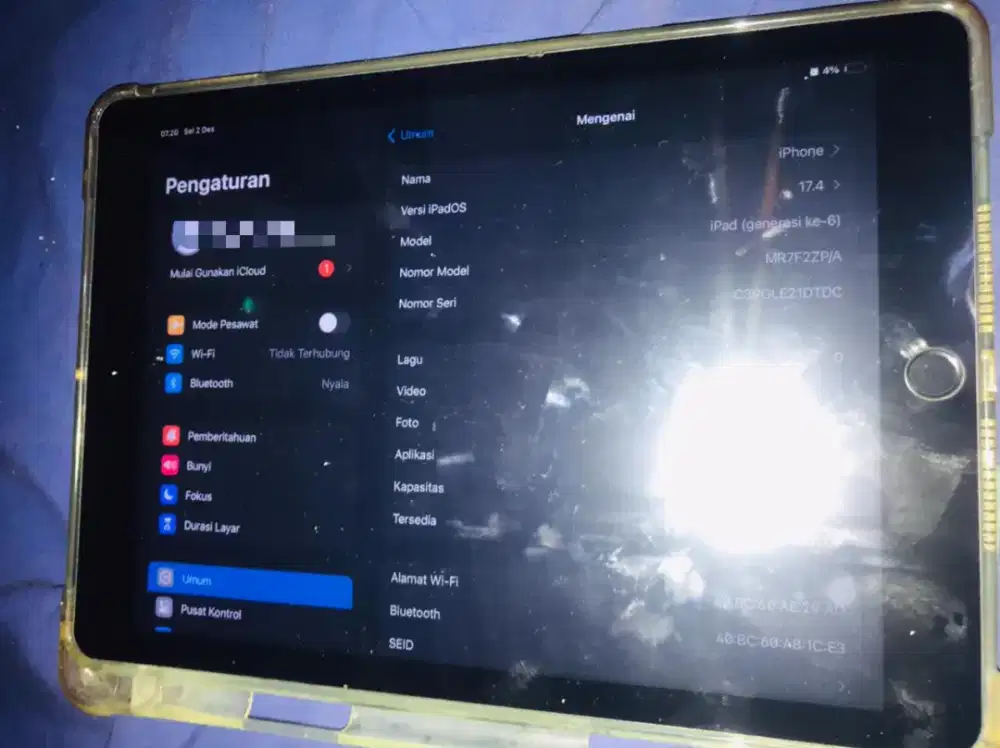 Ipad apple 6 32gb inter