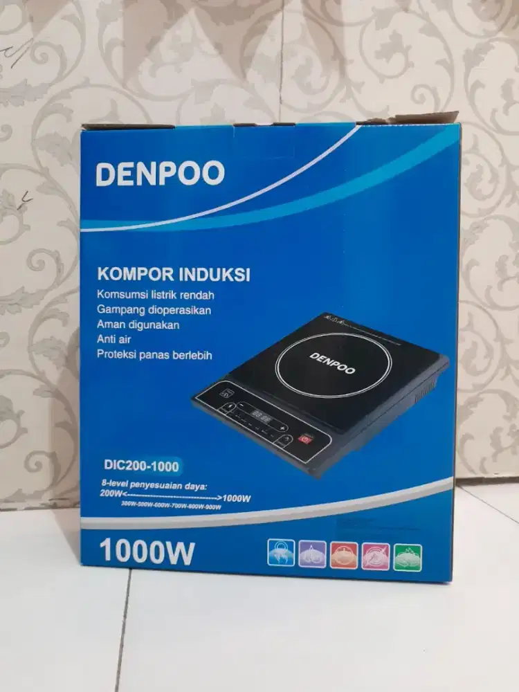KOMPOR LISTRIK DENPOO LOW WATT DIC 200-1000 (BARU)