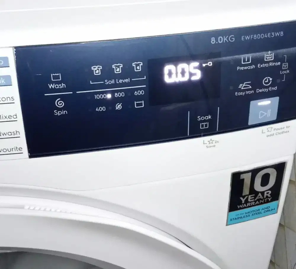 Bu mesin cuci frontloding ELECTROLUX 8kg,normal,mulus,nominus(1th pke)