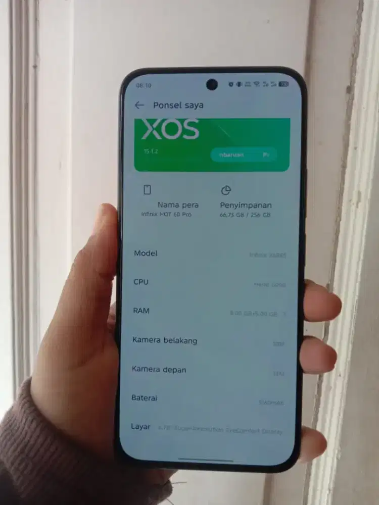 Infinix hot 60 pro 8/256 fullset