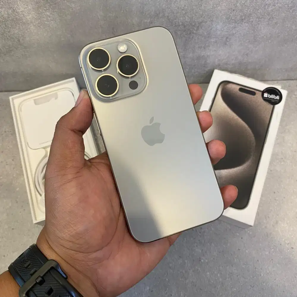 iPhone 15 pro 256gb second Garansi Resmi