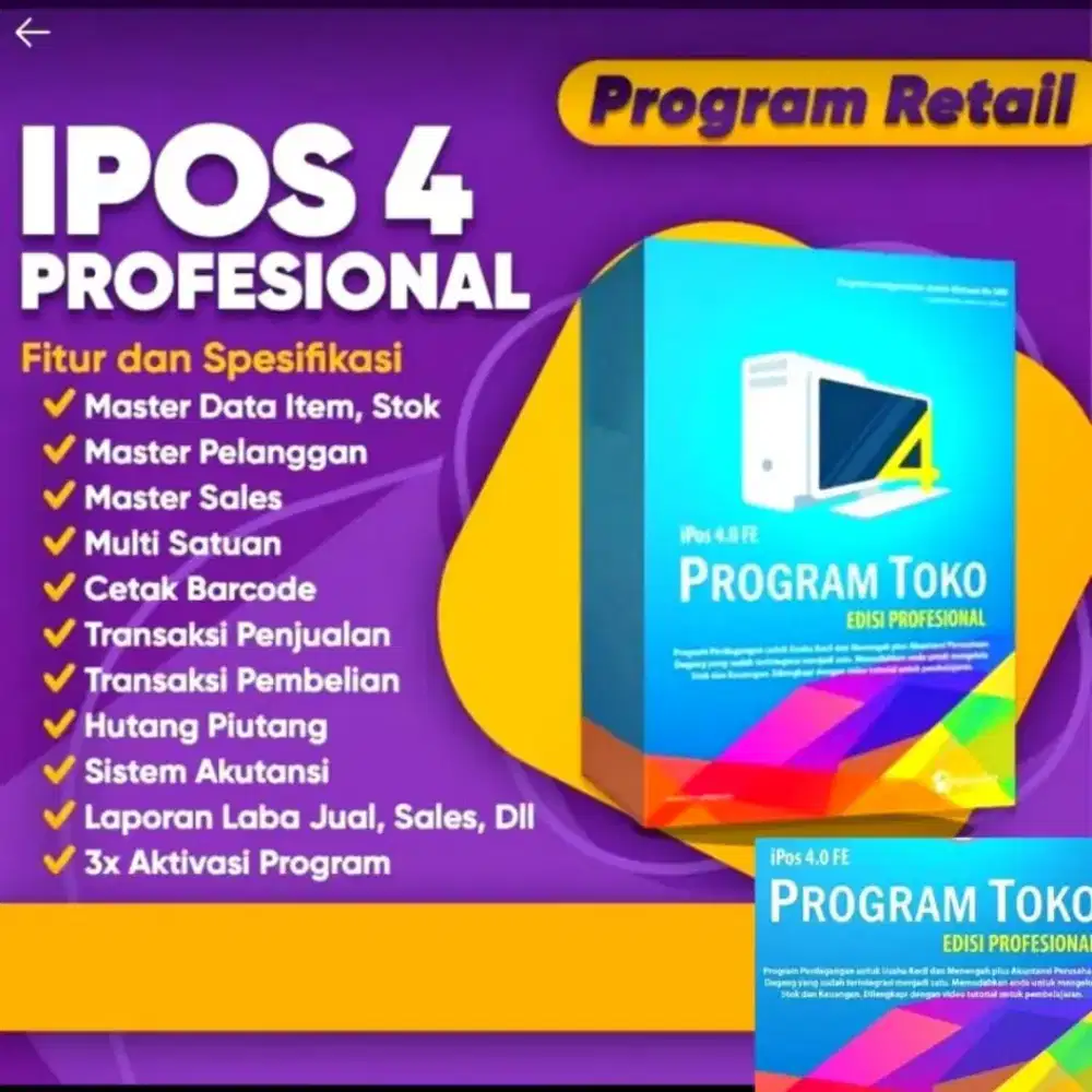 PROGRAM APLIKASI KASIR TOKO RETAIL GROSIR PENJUALAN PEMBELIAN STOK BRG