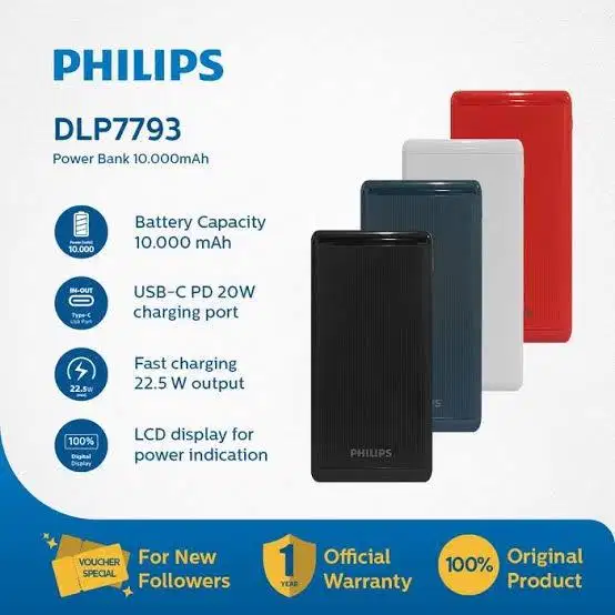 Powerbank PHILIPS 10000mAh