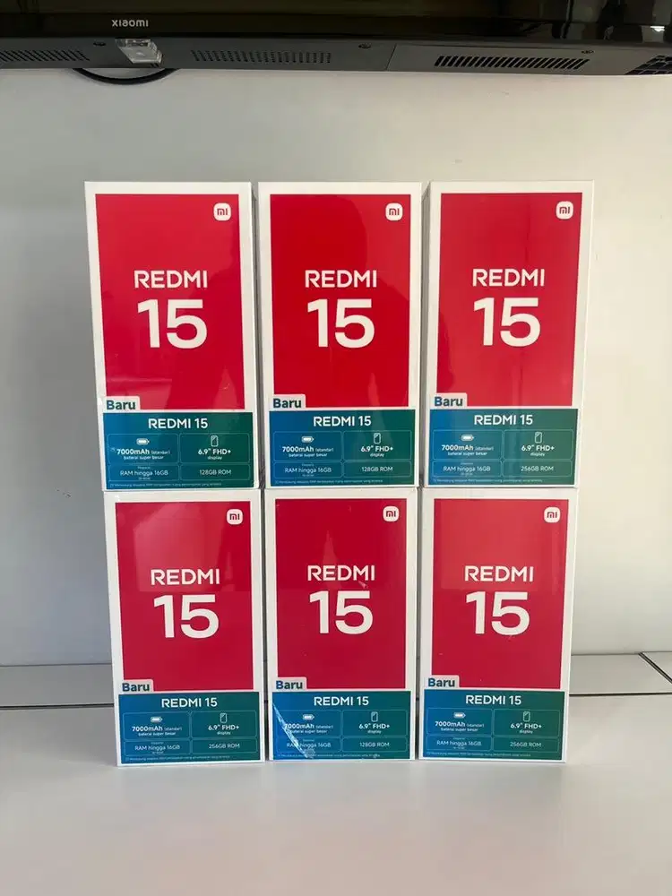PROMO REDMI 15 RAM 8/128 & RAM 8/256 BARU,SEGEL,BERGARANSI